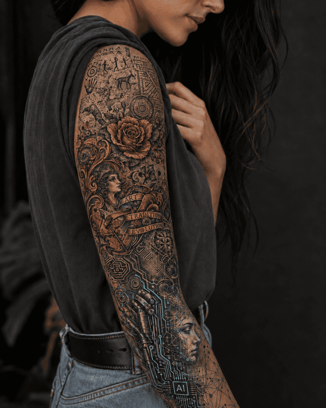 Diseñar tatuajes con AI: la nueva evolución creativa del tattoo