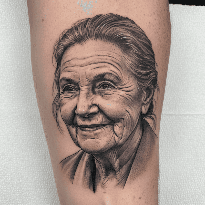 Un tatuaje realista en Madrid