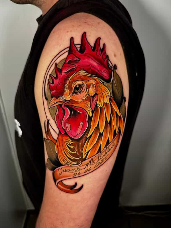 Tatuaje neo traditional ejemplo 4 Madrid