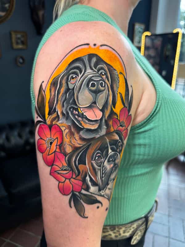 Tatuaje neo traditional ejemplo 3 Madrid