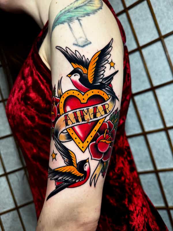 Tatuaje neo traditional ejemplo 5 Madrid