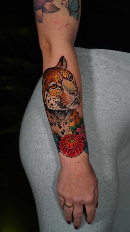 Tatuaje neo traditional ejemplo 6 Madrid